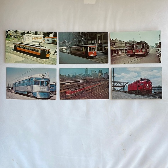 Vintage Postcard Lot Railroad Trains Chicago Illinois 50s Excellent Condition - Picture 2 of 8